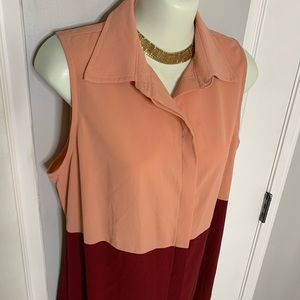 Midi Dress Colorblock